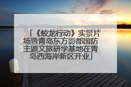 《蛟龙行动》实景片场暨青岛东方影都国防主题文旅研学基地在青岛西海岸新区开业