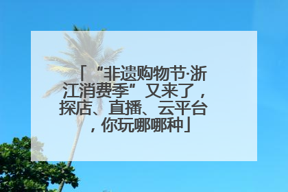 “非遗购物节·浙江消费季”又来了，探店、直播、云平台，你玩哪哪种
