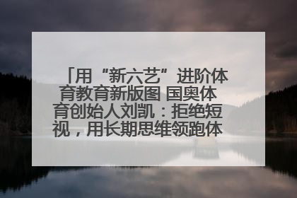 用“新六艺”进阶体育教育新版图 国奥体育创始人刘凯：拒绝短视，用长期思维领跑体育产业细分赛道