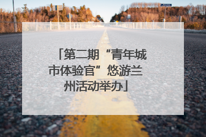 第二期“青年城市体验官”悠游兰州活动举办