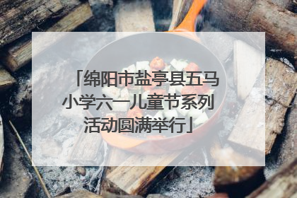 绵阳市盐亭县五马小学六一儿童节系列活动圆满举行
