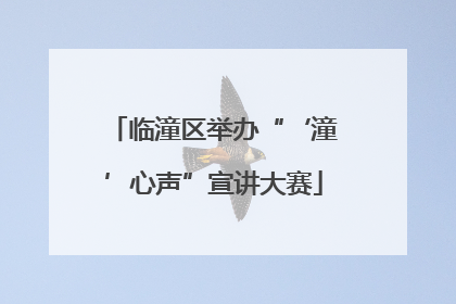 临潼区举办“‘潼’心声”宣讲大赛