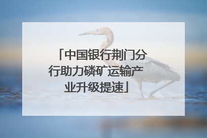 中国银行荆门分行助力磷矿运输产业升级提速