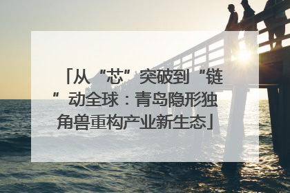 从“芯”突破到“链”动全球：青岛隐形独角兽重构产业新生态