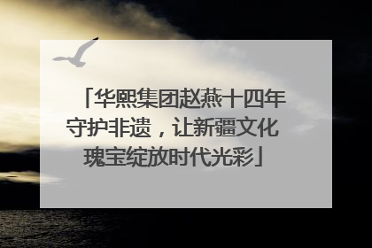 华熙集团赵燕十四年守护非遗，让新疆文化瑰宝绽放时代光彩