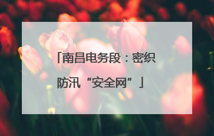 南昌电务段：密织防汛“安全网”