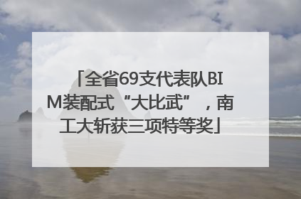 全省69支代表队BIM装配式“大比武”，南工大斩获三项特等奖