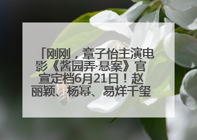 刚刚，章子怡主演电影《酱园弄·悬案》官宣定档6月21日！赵丽颖、杨幂、易烊千玺等角色海报曝光