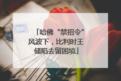 哈佛“禁招令”风波下，比利时王储陷去留困境