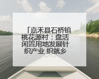 嘉禾县石桥镇桃花源村：盘活闲置用地发展针织产业 织就乡村振兴新图景