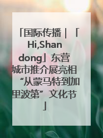 国际传播｜「Hi,Shandong」东营城市推介展亮相“从蒙马特到加里波第”文化节