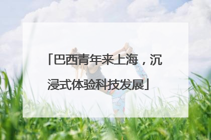 巴西青年来上海，沉浸式体验科技发展