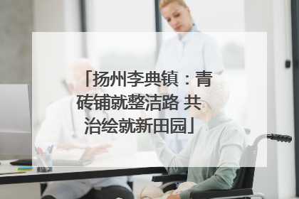 扬州李典镇：青砖铺就整洁路 共治绘就新田园