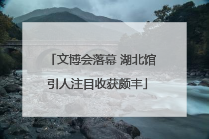 文博会落幕 湖北馆引人注目收获颇丰