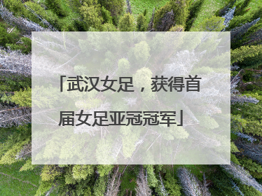 武汉女足，获得首届女足亚冠冠军