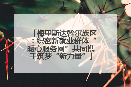 梅里斯达斡尔族区：织密新就业群体“暖心服务网”共同携手筑梦“新力量”