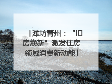潍坊青州：“旧房焕新”激发住房领域消费新动能