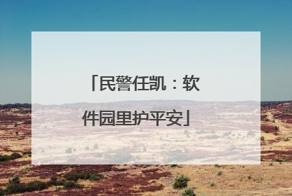民警任凯：软件园里护平安