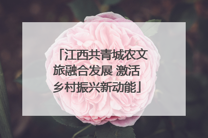 江西共青城农文旅融合发展 激活乡村振兴新动能