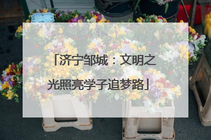 济宁邹城：文明之光照亮学子追梦路