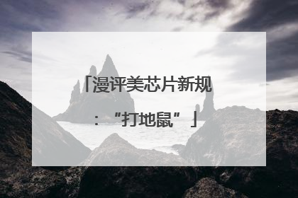 漫评美芯片新规：“打地鼠”