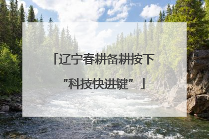 辽宁春耕备耕按下“科技快进键”