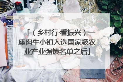 （乡村行·看振兴）一座肉牛小镇入选国家级农业产业强镇名单之后