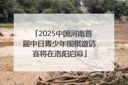 2025中国河南首届中日青少年围棋邀请赛将在洛阳启幕