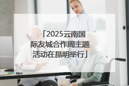 2025云南国际友城合作周主题活动在昆明举行