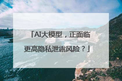 AI大模型，正面临更高隐私泄露风险？